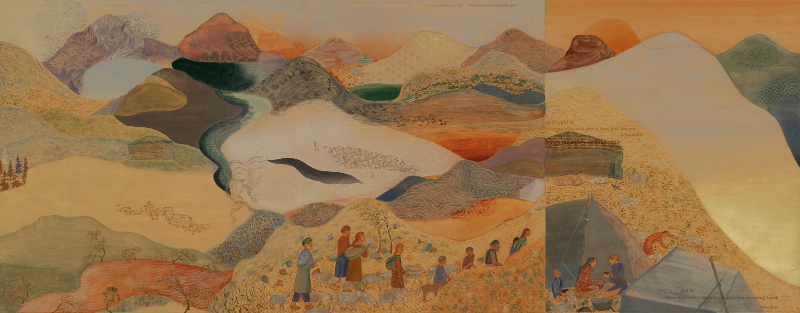 Nilima Sheikh, Trail, 2022