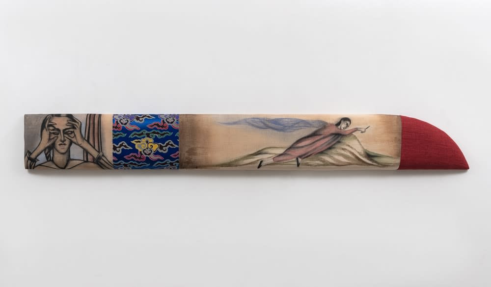 Anju Dodiya, Beyond the Hills, 2022