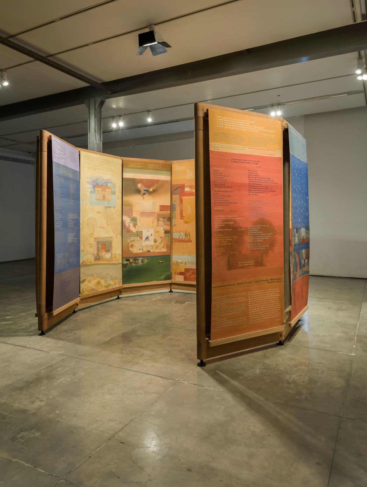 Nilima Sheikh, Terrain: Carrying Across Leaving Behind, 2017