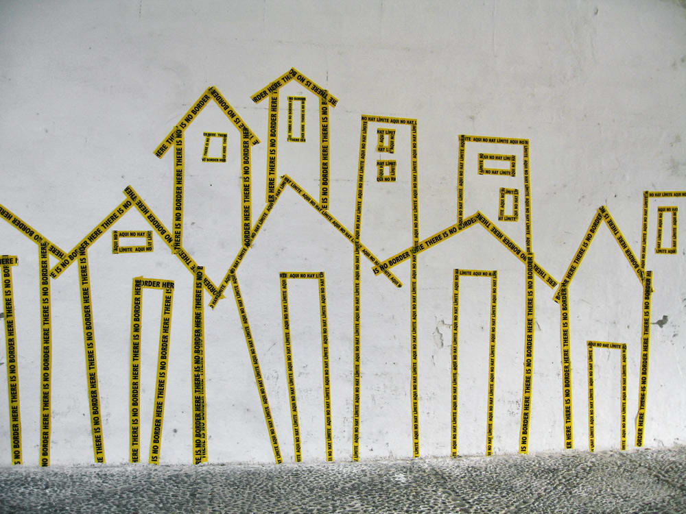 Shilpa Gupta, There is No Border here, 2005-2006