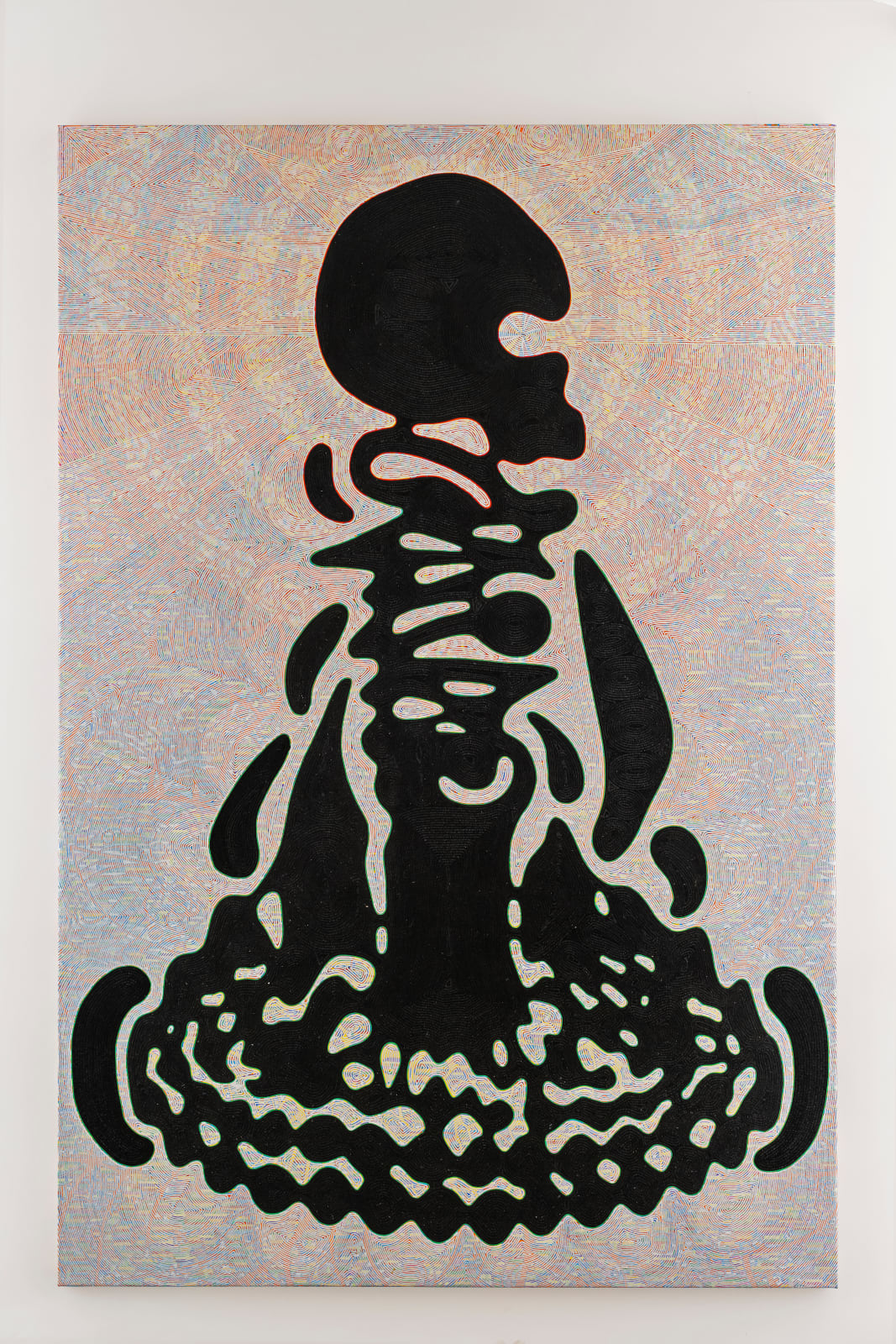 Anant Joshi, Man Standing - with Helmet, 2023