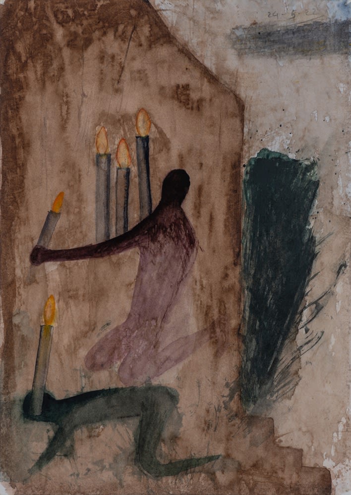 Atul Dodiya, Devotees, 2022
