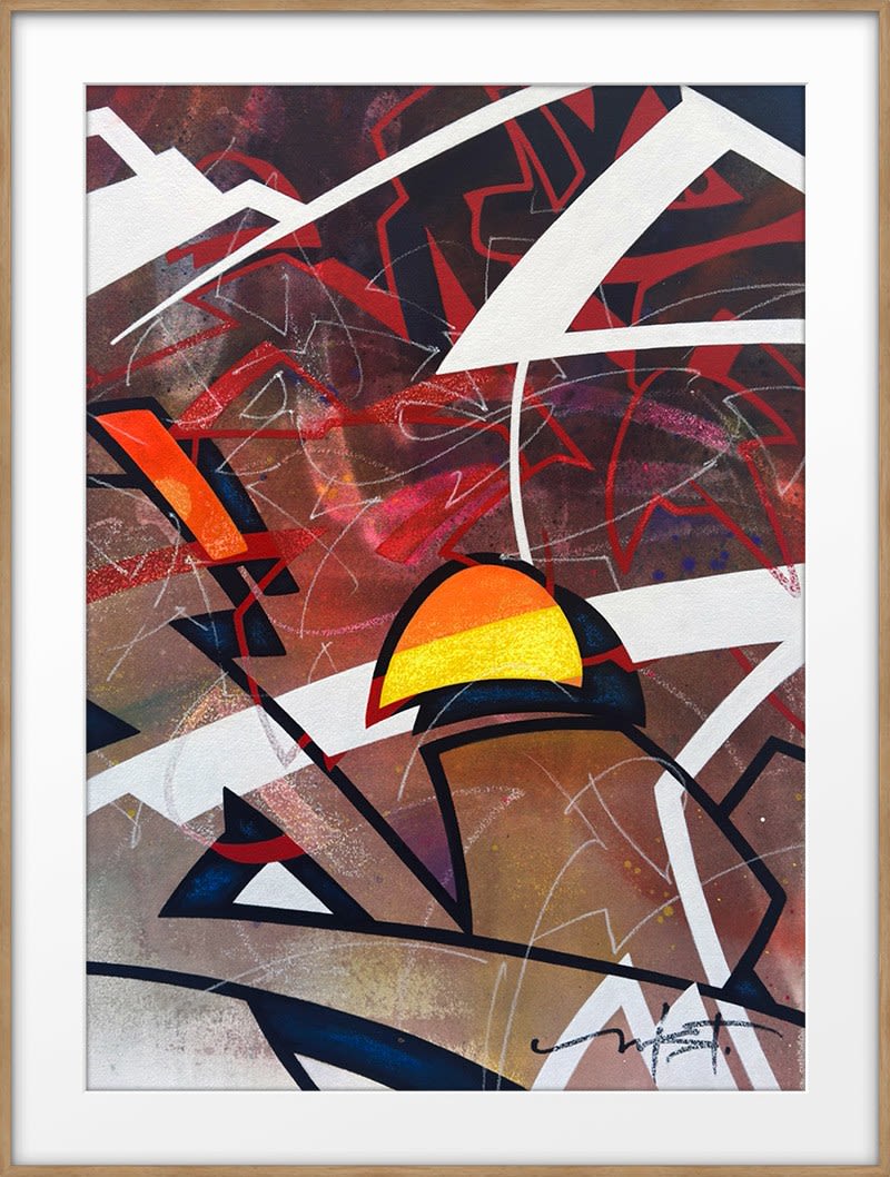 Guillaume Lemarquier [Mist], Papier peint III, 2024