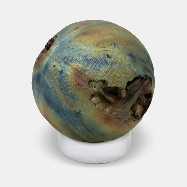 Daniel Arsham, Eroded Basketball, 2019