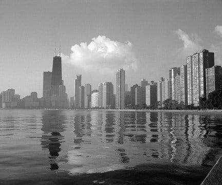 John Hendry, 12-235 Skyline From North Ave, 1987