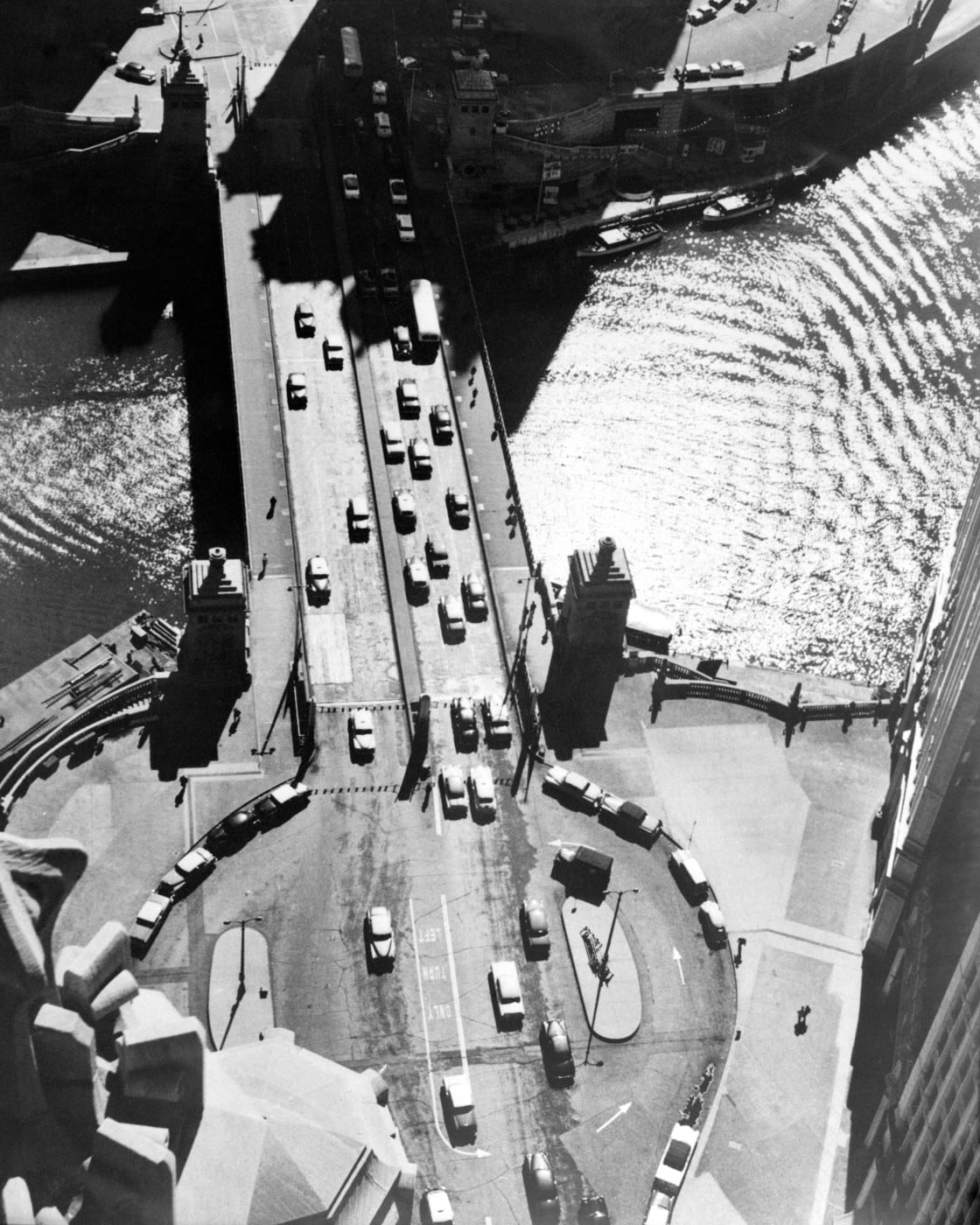 John Hendry, F-761 River At Michigan Ave, 1955
