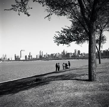 John Hendry, K-799 Skyline From Adler Planetarium , 1960