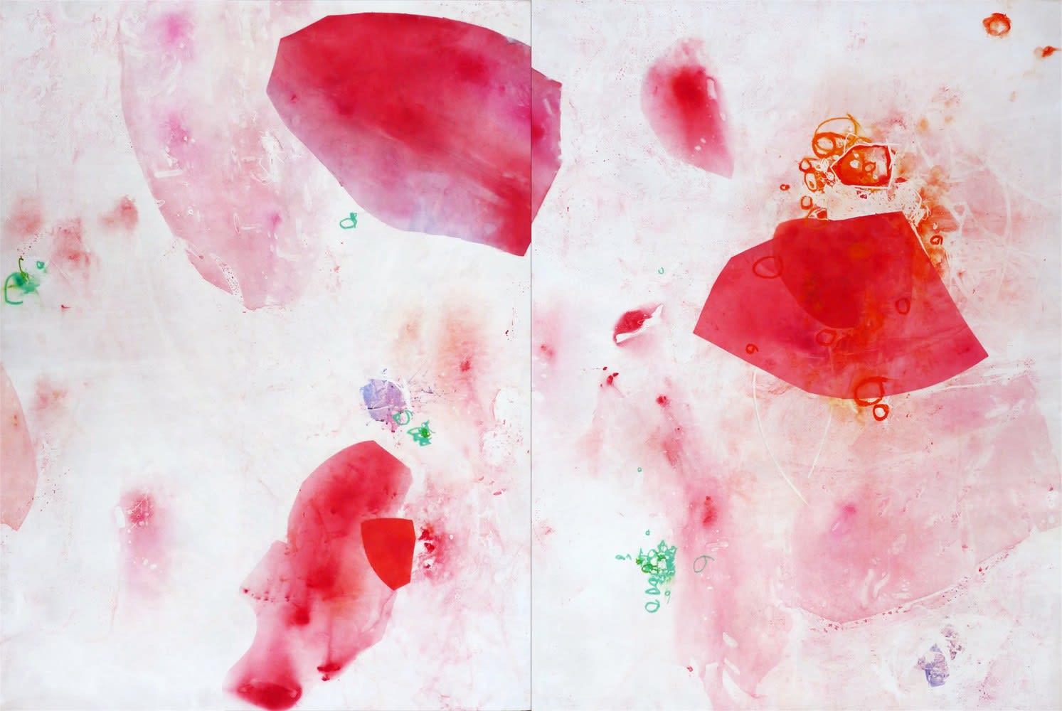 Ahavani Mullen, Above (diptych)