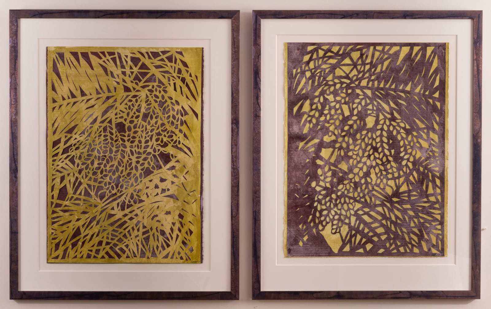 Cynthia Weiss, And of course, dates (Diptych), 2024