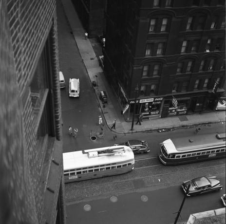 John Hendry, E-527 Harrison & Federal Green Hornet Street Cars, 1953
