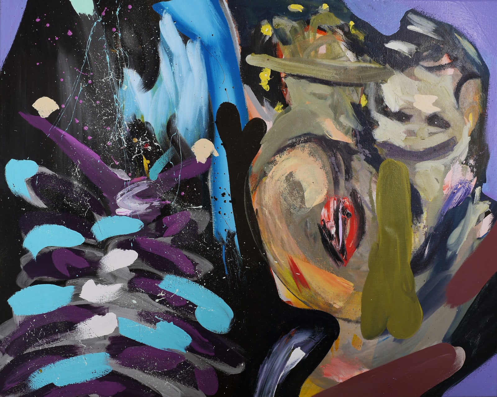 David Lehmann, Leda mit dem Affenbaby, 2022-2023