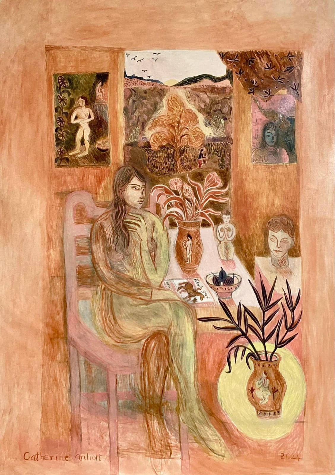 Catherine Anholt, Always the Love,, 0 x 100 , 2024