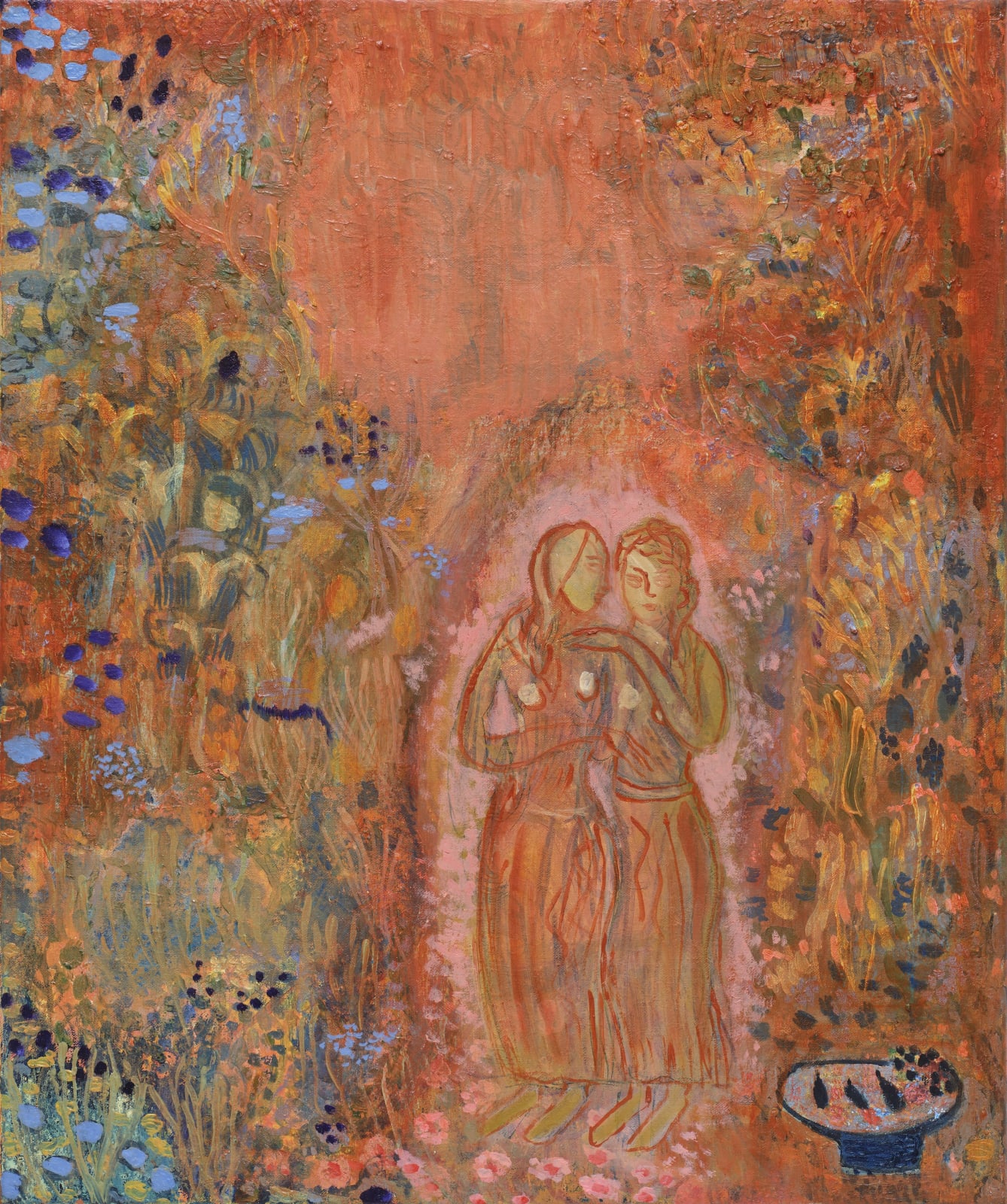Catherine Anholt, Walking on Flowers, 2025