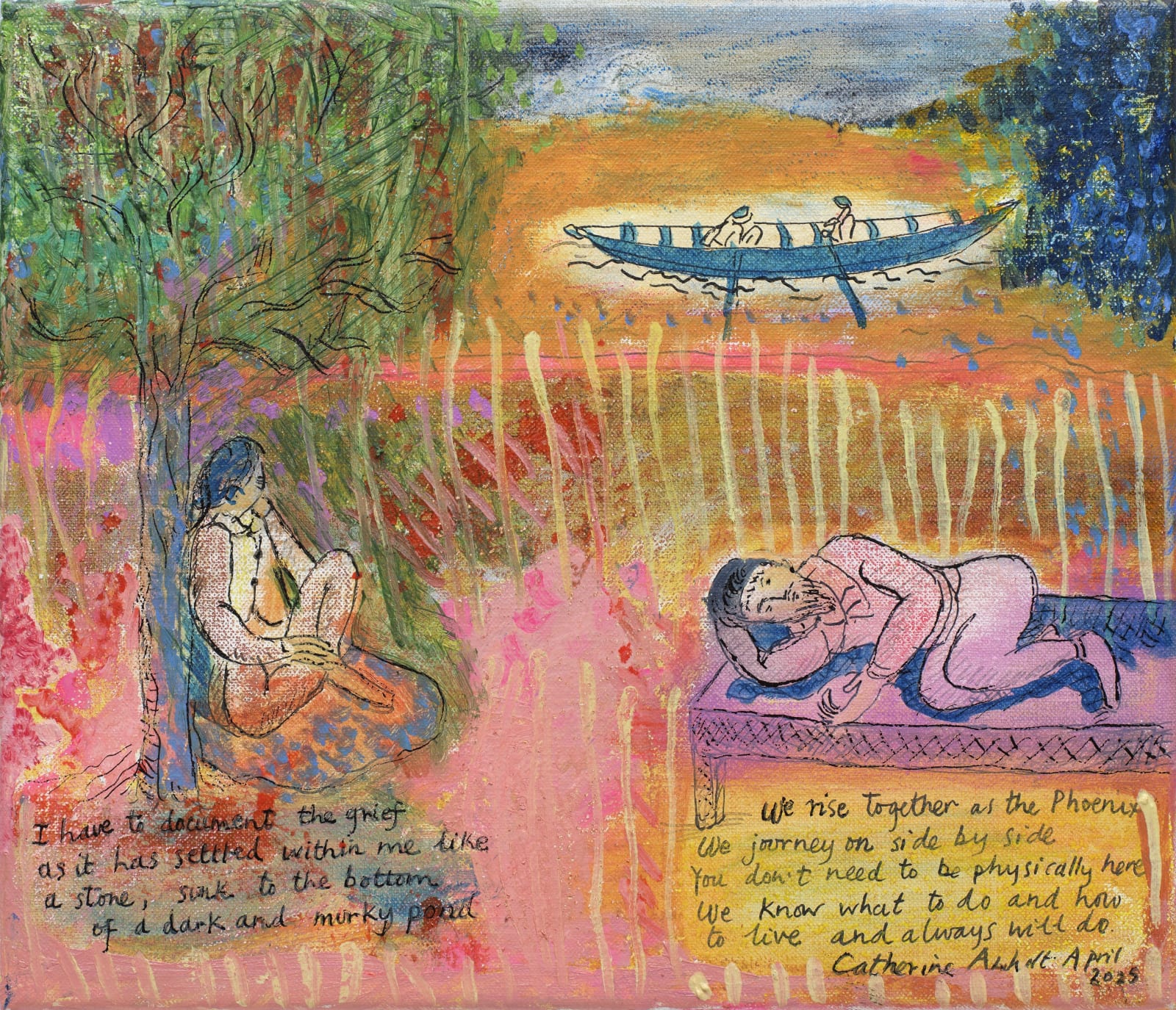 Catherine Anholt, We rise together as the Phoenix, 2025