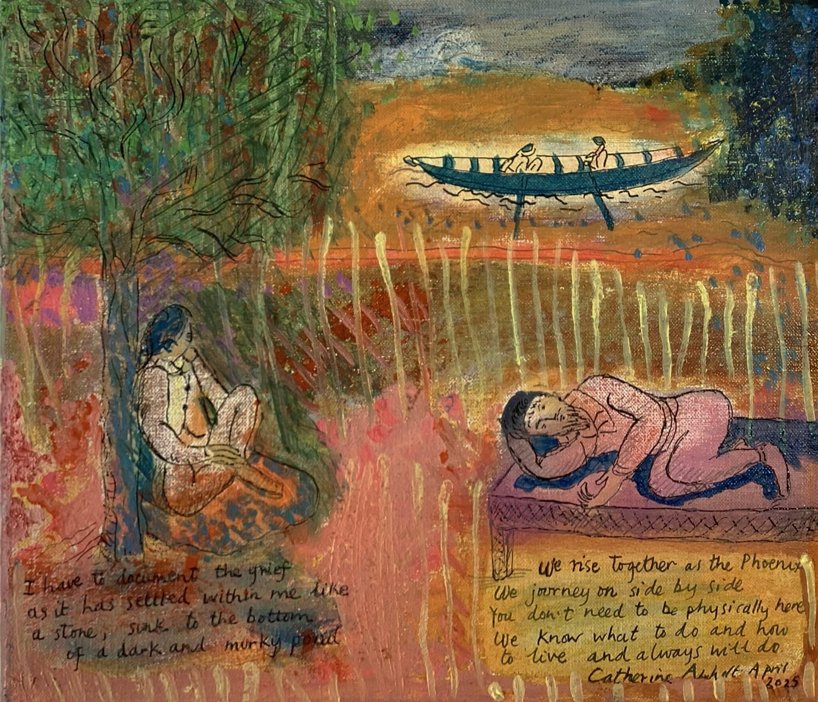 Catherine Anholt, We rise together as the Phoenix, 2025