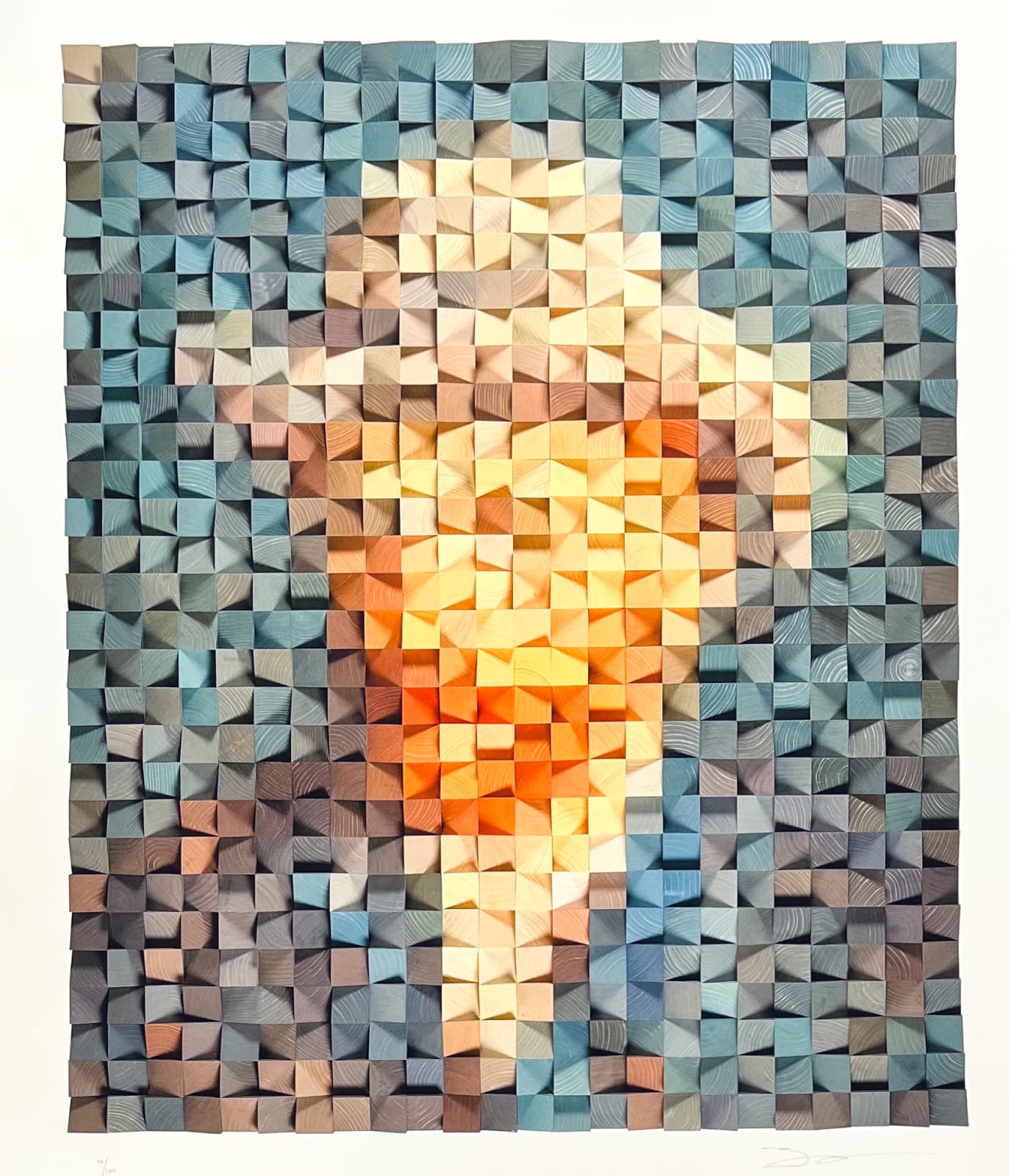 Timur Zagirov, Self Portrait With Grey Felt Hat, 2023