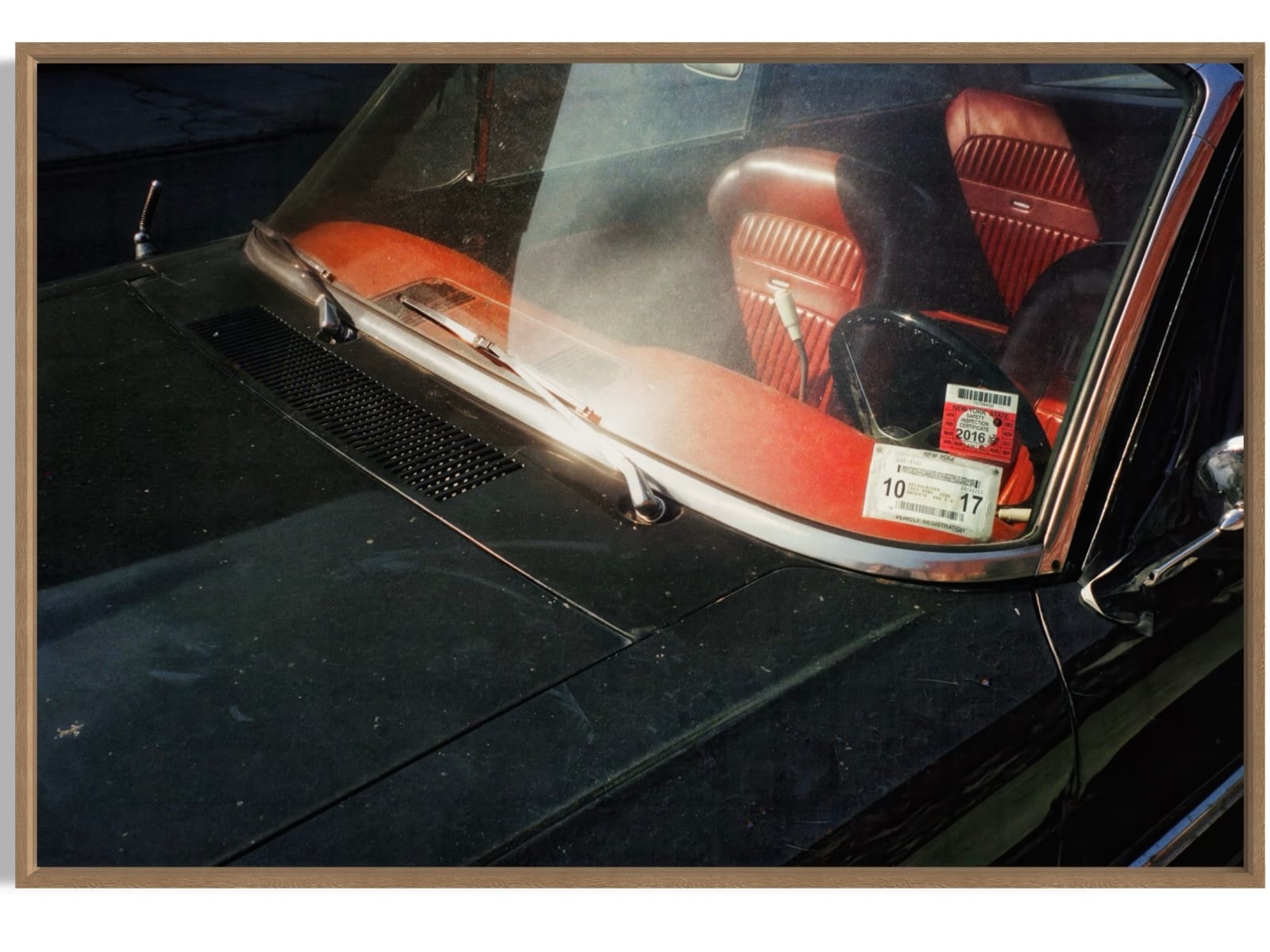 Kelly de Geer, Red Leather Seats. Brooklyn, New York (2016), 2025