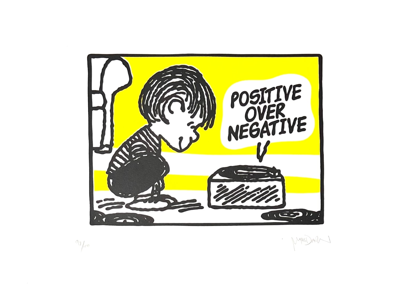 Mark Drew, Positive Over Negative (CL Smooth), 2018
