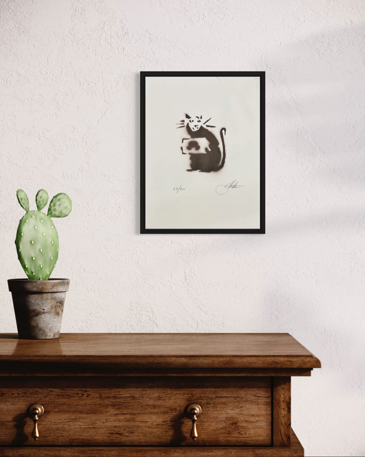 Jeff Gillette, Banksy Rat, 2022