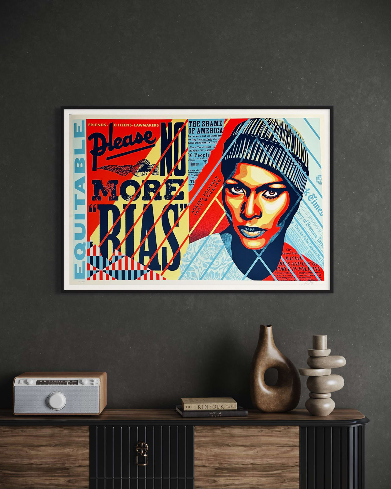 Shepard Fairey, No More Bias, 2023