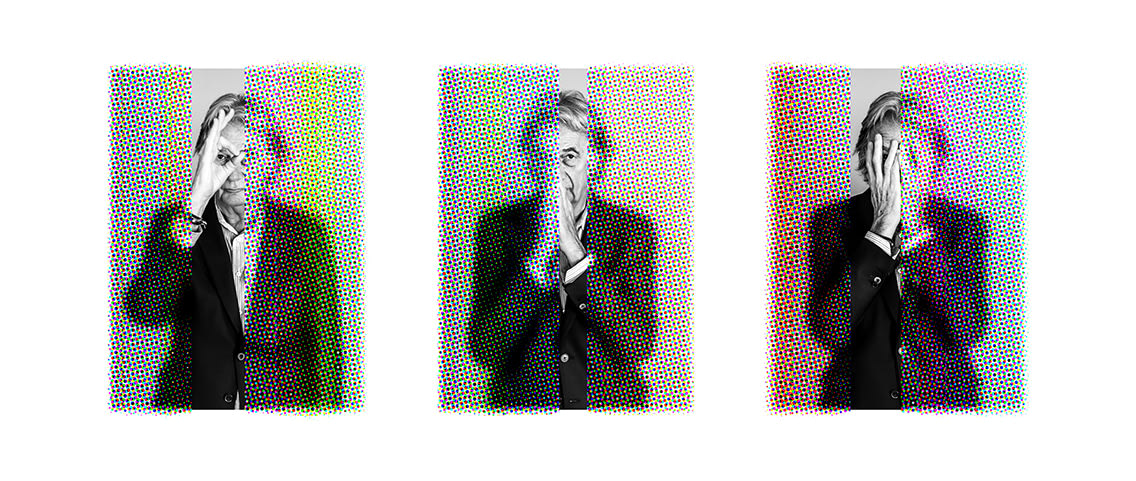 Chris Levine, Sir Paul Smith (Triptych), 2017