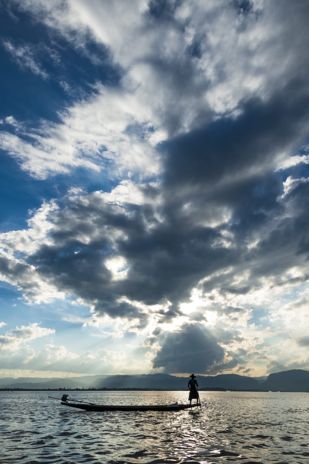 Christine Finkelson, Inle Lake Fisherman 1, Myanmar