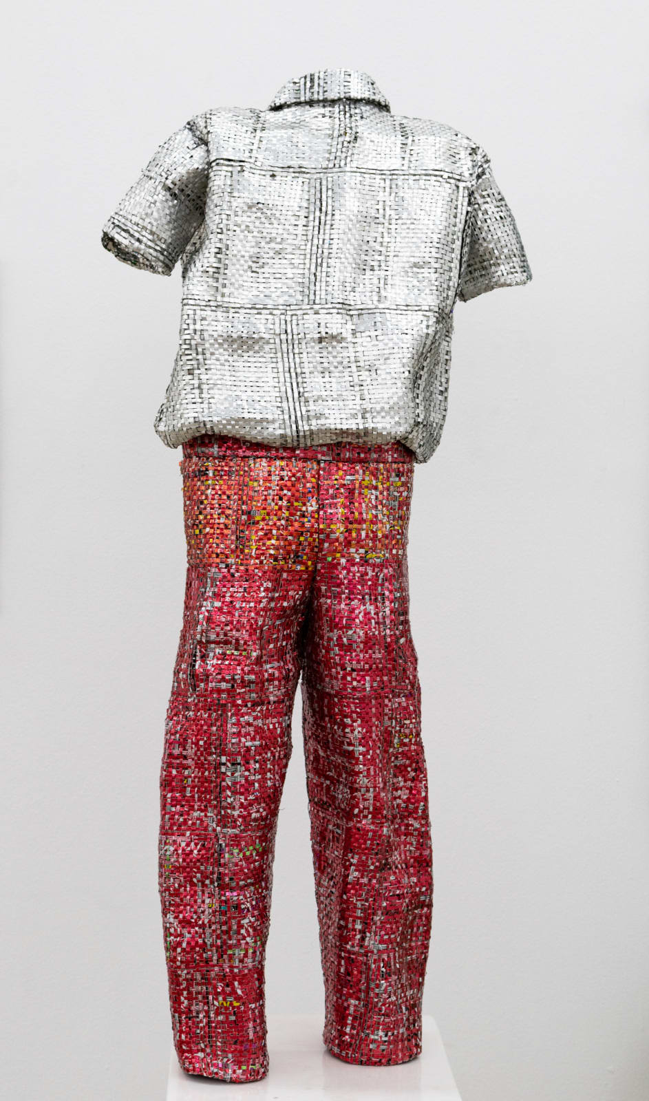 Dickens Otieno, School Uniform (Silver shirt, red trousers), 2022