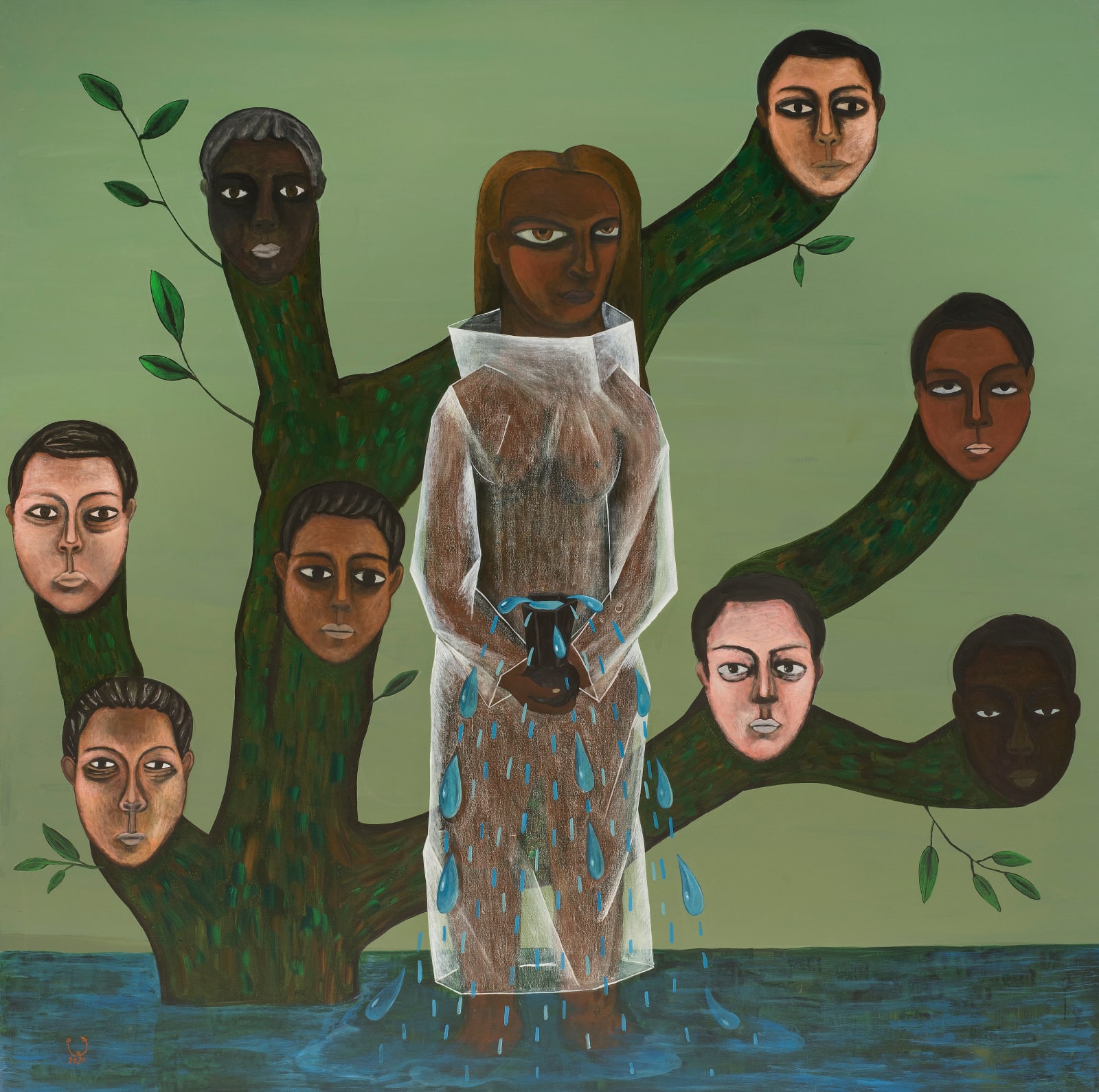 Souad Abdelrassoul, Men Tree, 2021