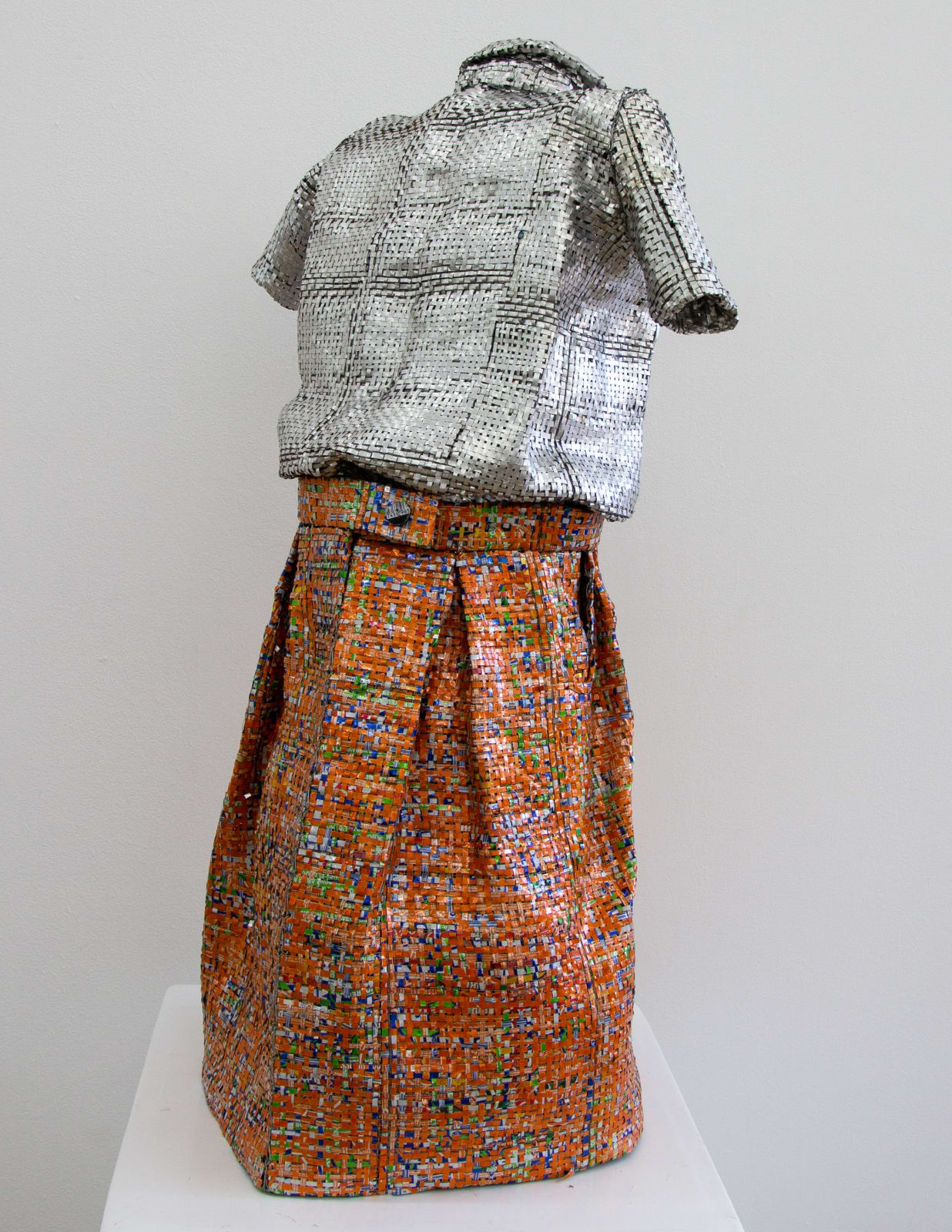 Dickens Otieno, School uniform ( Silver shirt, Orange skirt), 2023