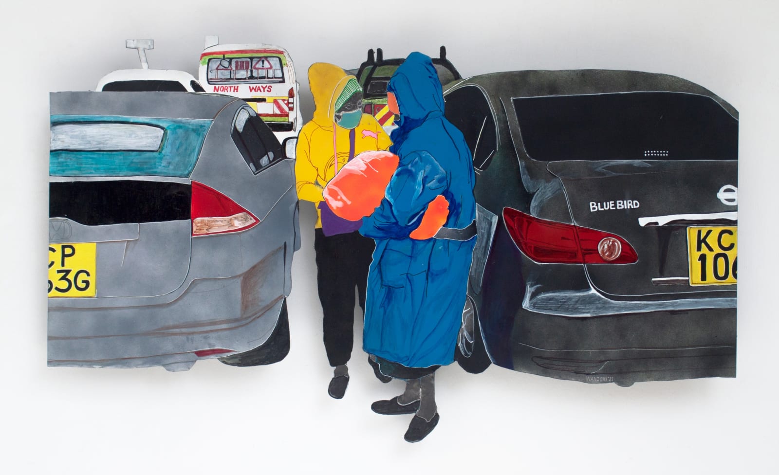 Wanjohi Maina, Hawkers Republic XXIII, Newspaper Ladies (Uhuru Highway), 2021