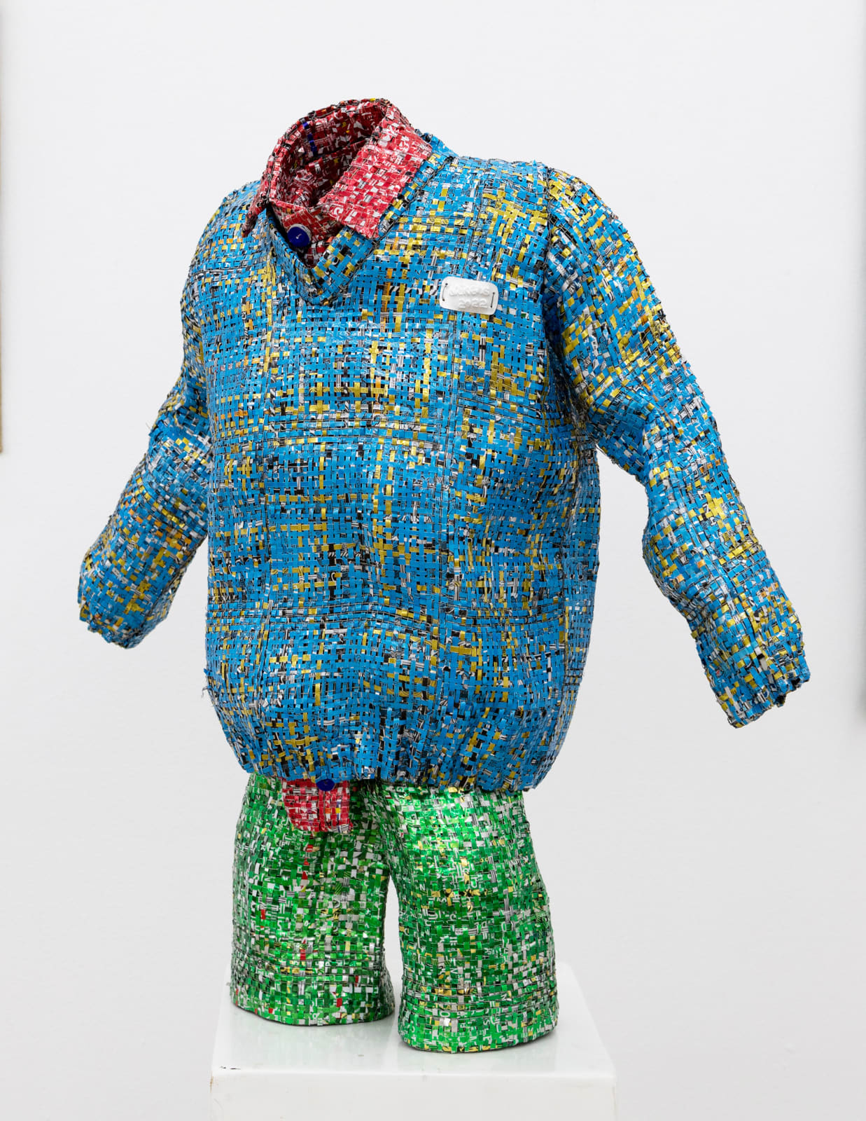 Dickens Otieno, School Uniform (Untitled, blue sweater, green shorts), 2022