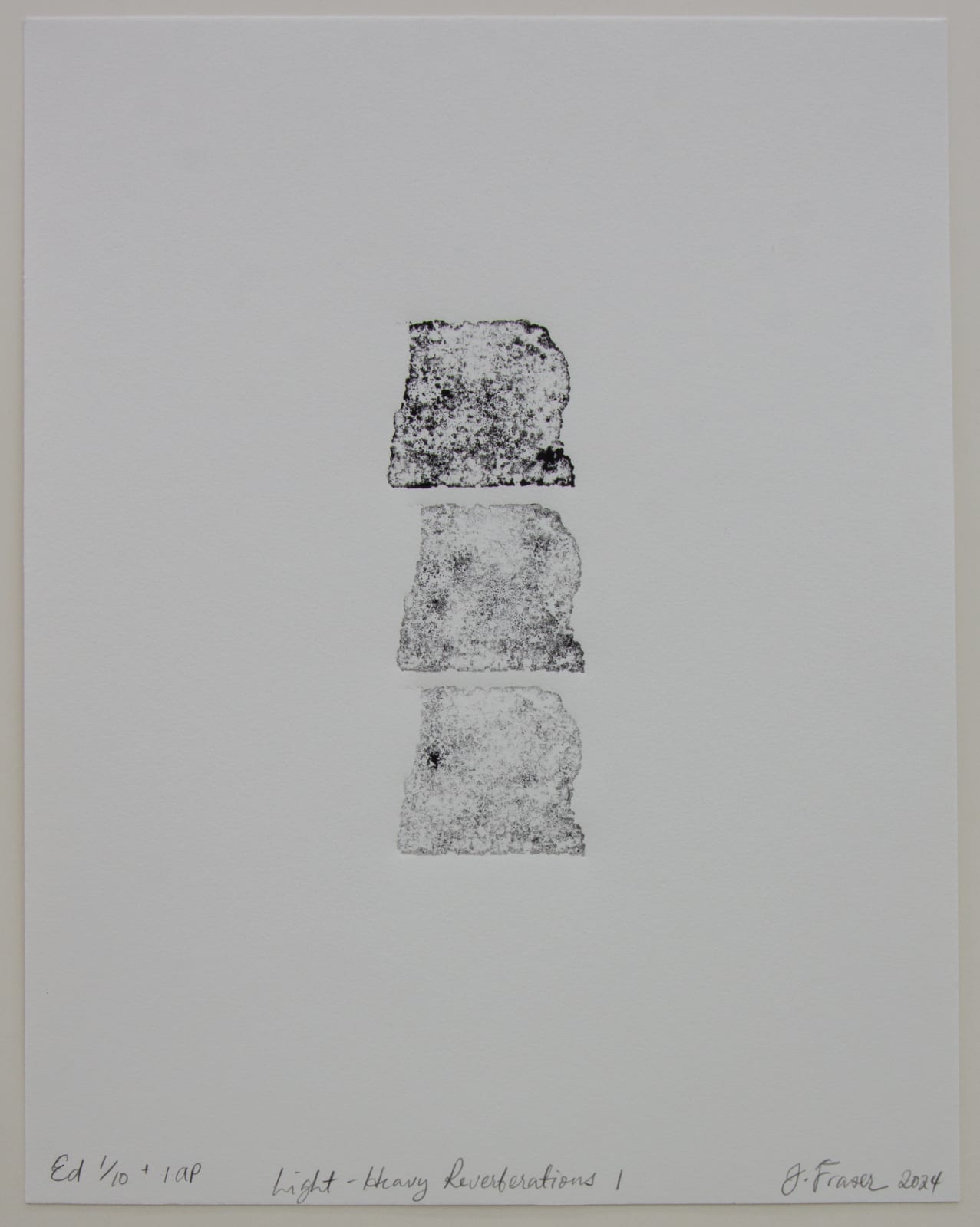 Jonathan Sölanke Gathaara Fraser, Light -Heavy Reverberations (I), 2024