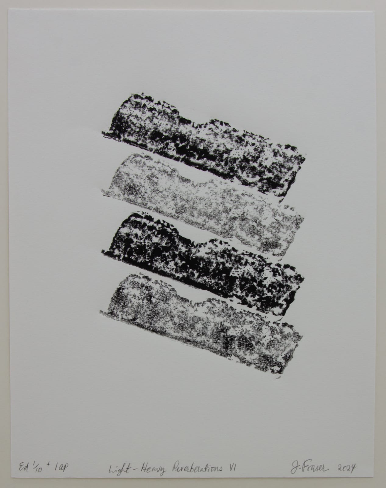 Jonathan Sölanke Gathaara Fraser, Light - Heavy Reverberations (VI), 2024