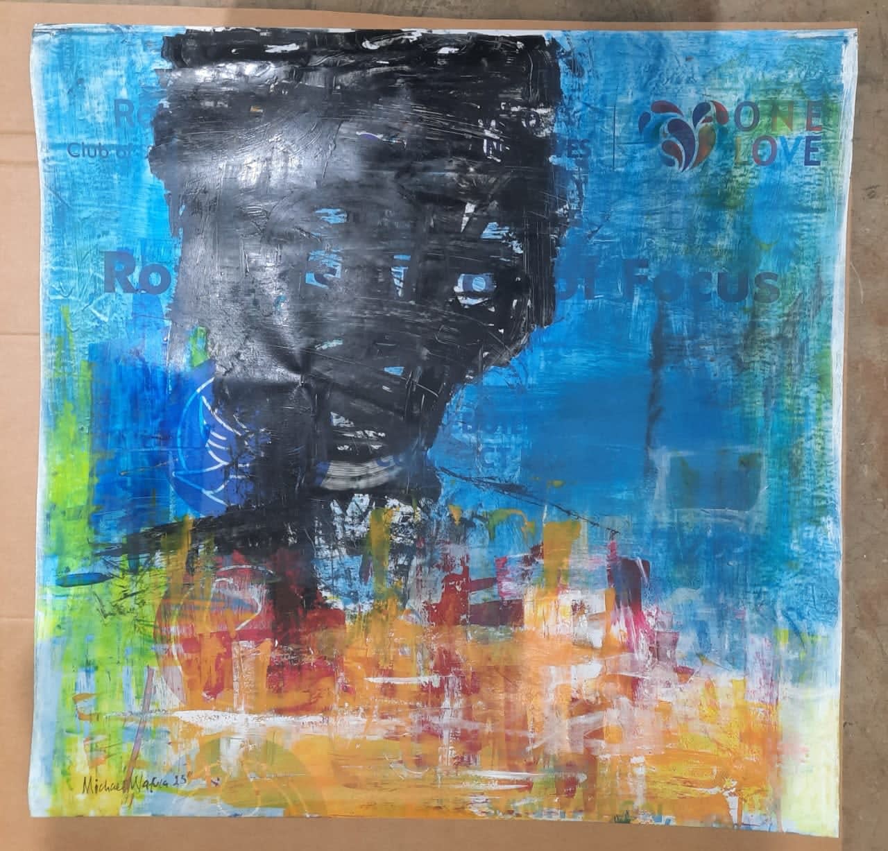 Michael Wafula, Portrait Study ii, 2023