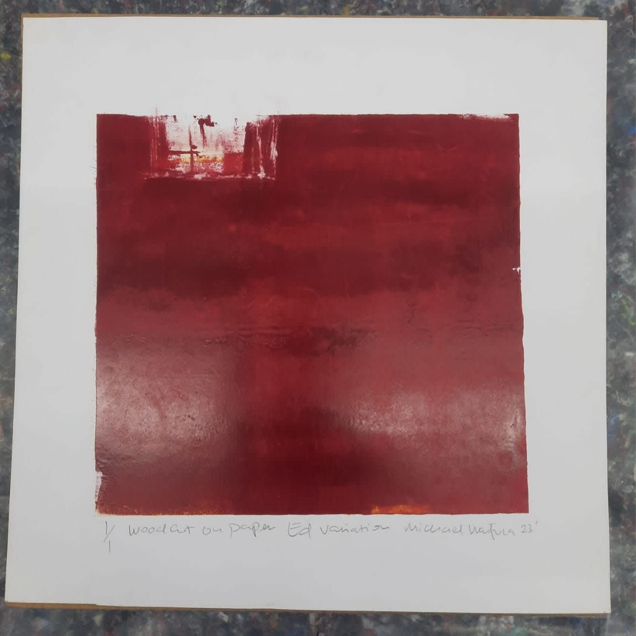 Michael Wafula, Untitled i, Variation, E.d 1/1 , 2023