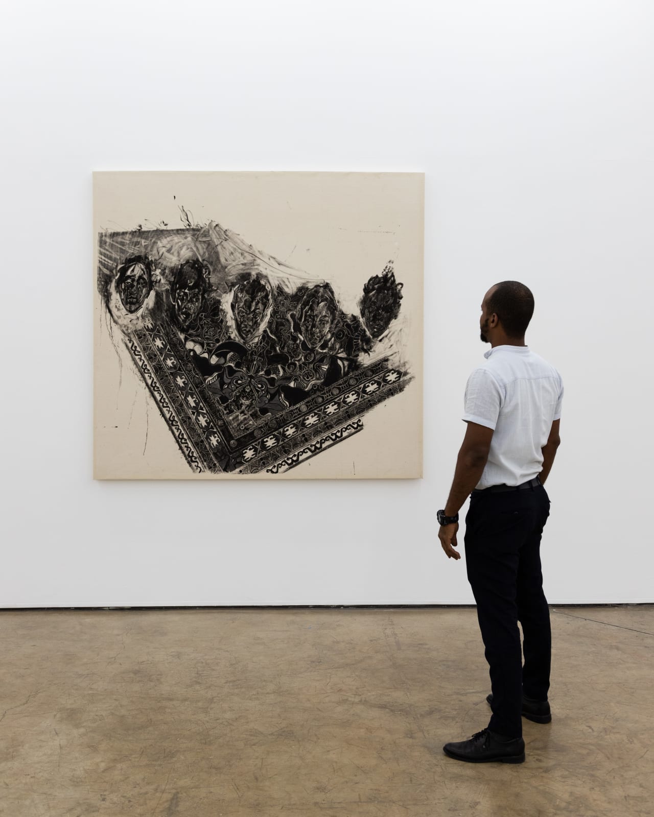 Tiemar Tegene, The stolen carpet, 2025