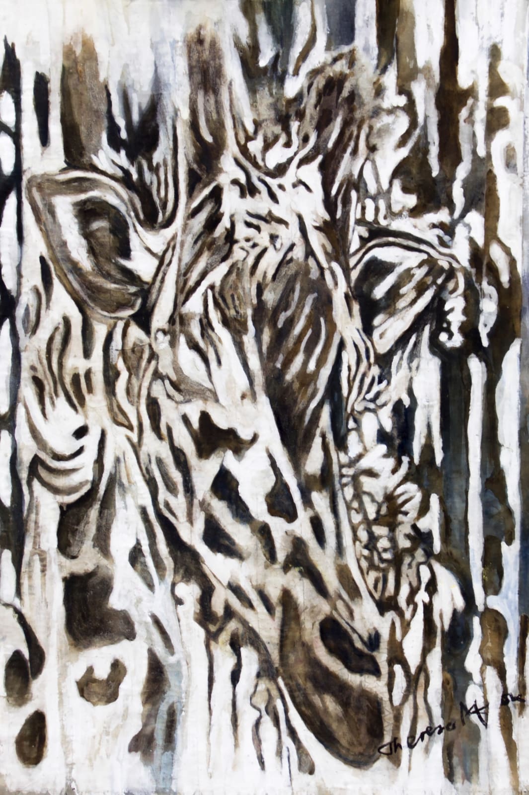 Theresa Musoke, Giraffe Close-up, 2000s