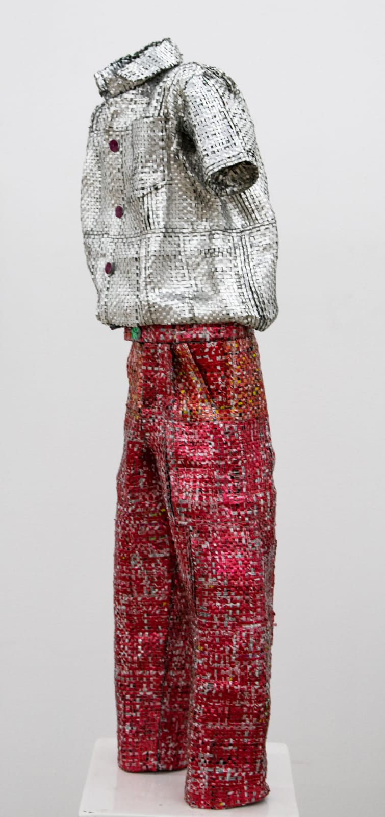 Dickens Otieno, School Uniform (Silver shirt, red trousers), 2022