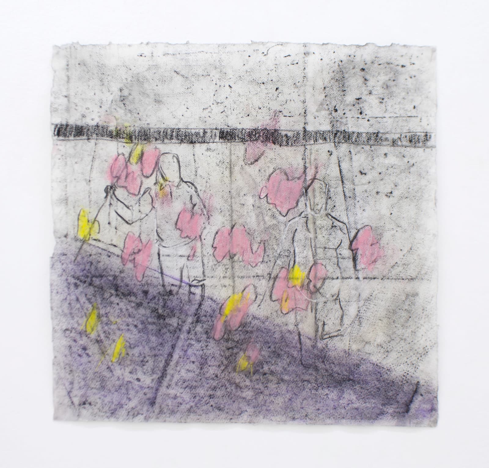 Jonathan Sölanke Gathaara Fraser, Untitled (Two Figures), 2019