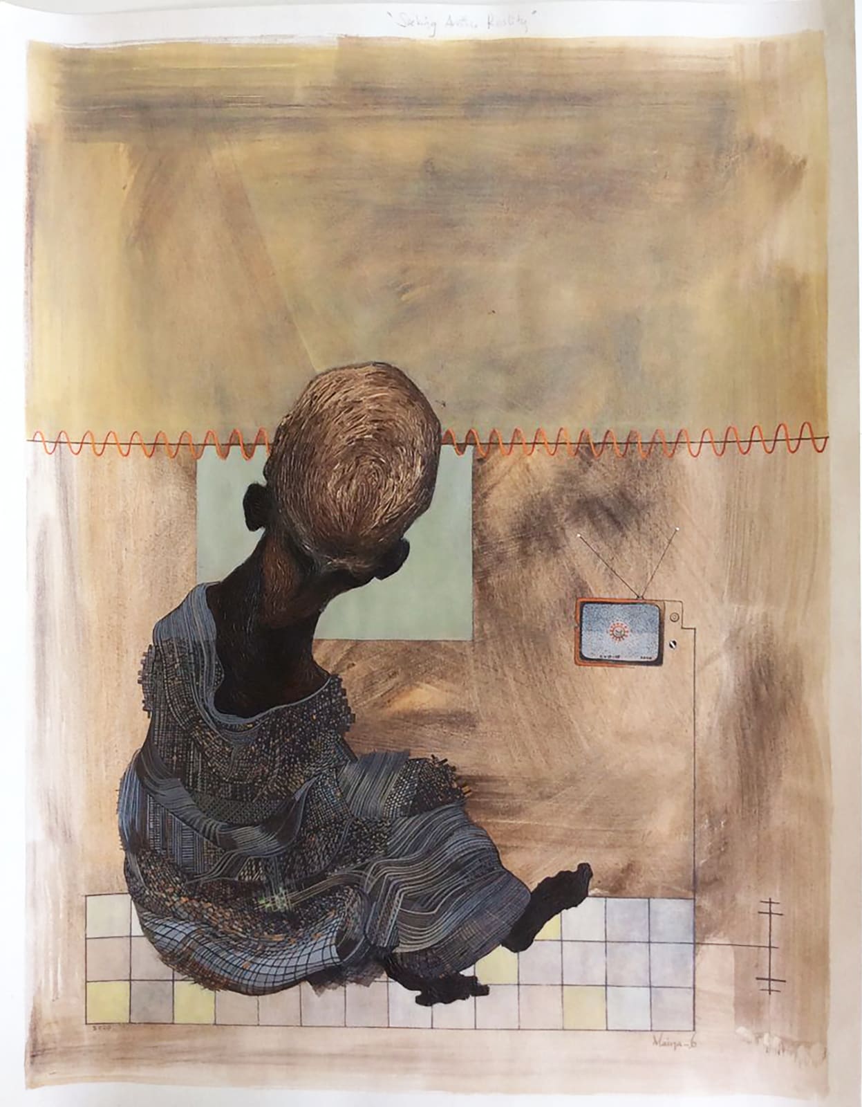 Boniface Maina, Seeking Another Reality, 2020