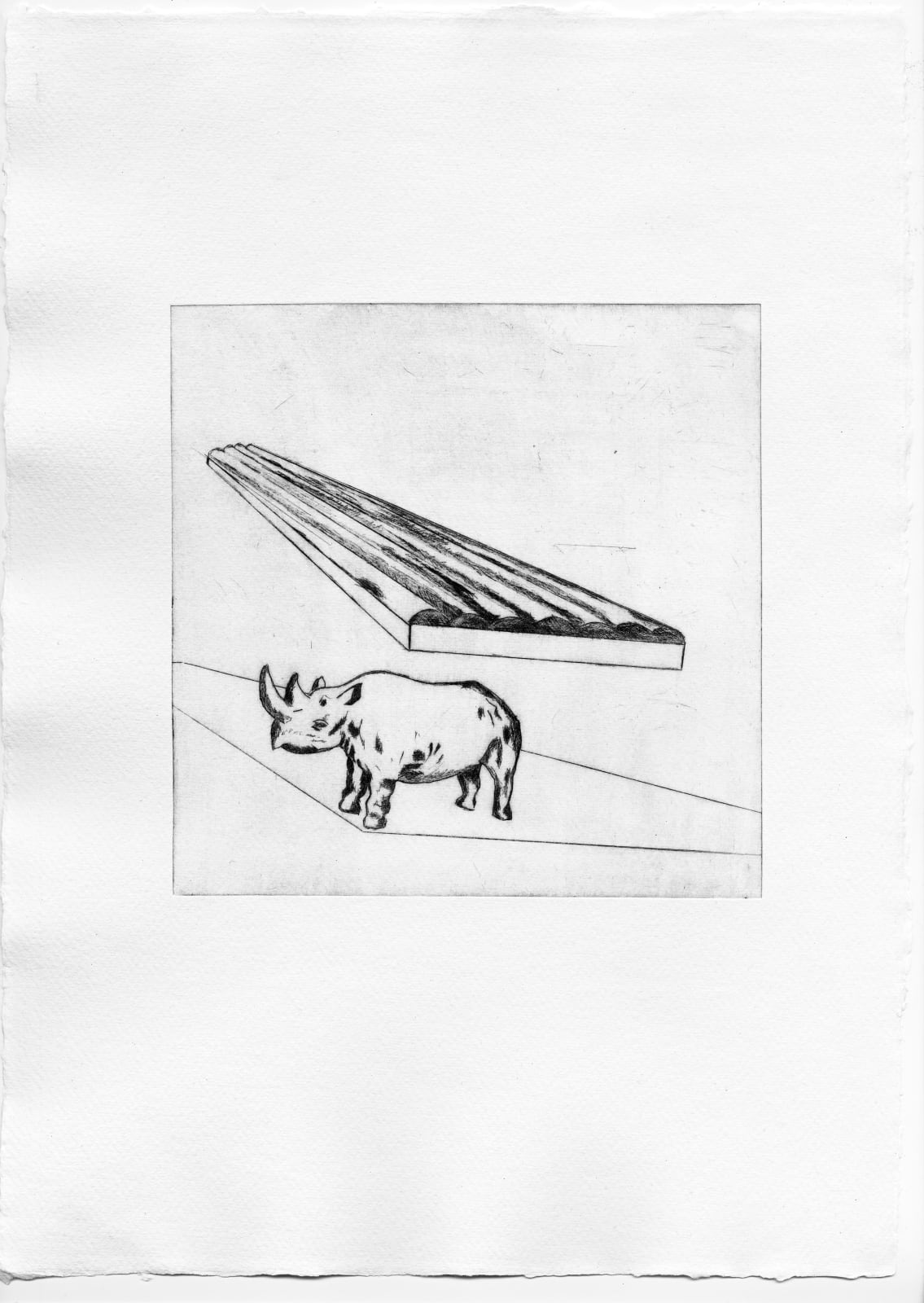 Jackie Karuti, Rhino (Space), E.d 1/12, 2024