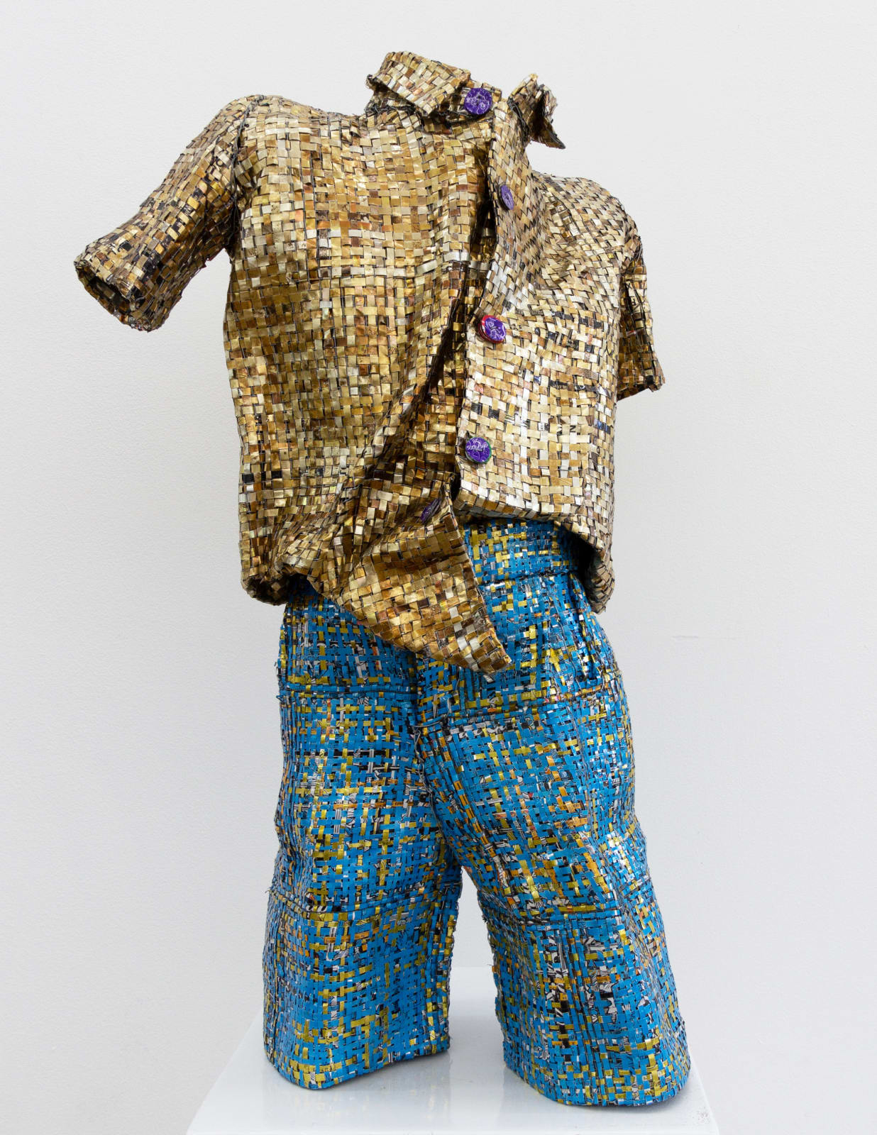 Dickens Otieno, School Uniform ( Gold shirt, Blue short), 2023