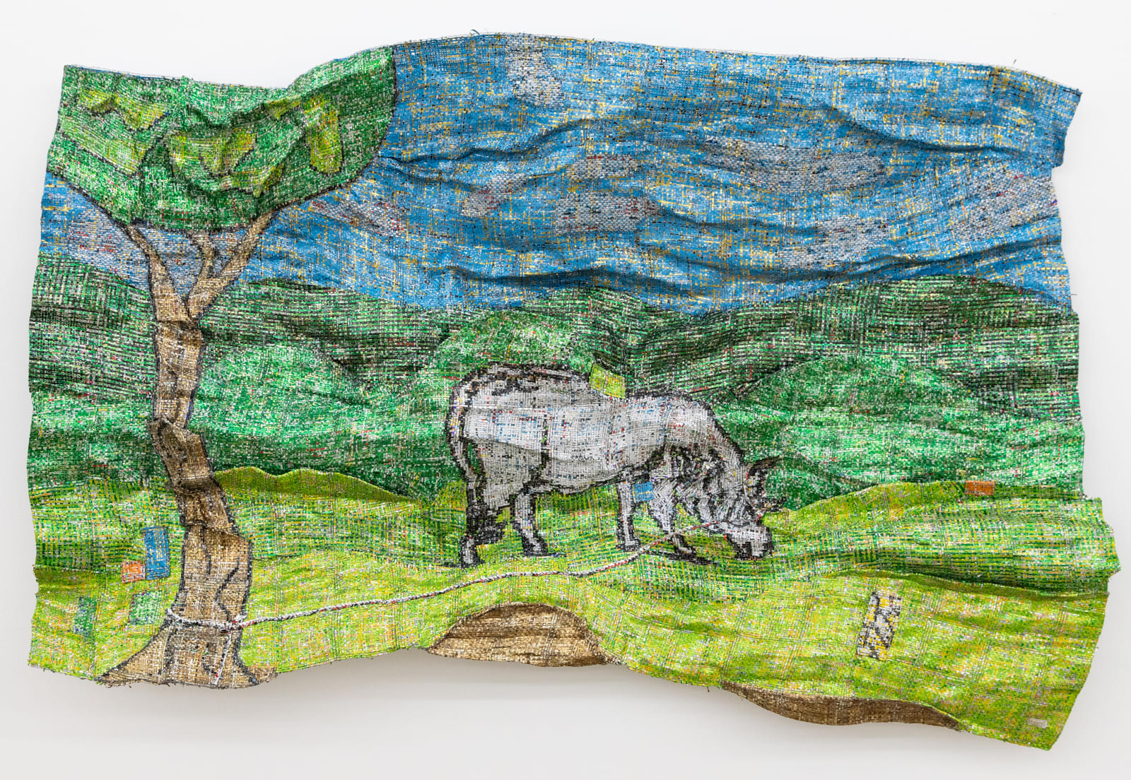 Dickens Otieno, Tethered Cow, 2024