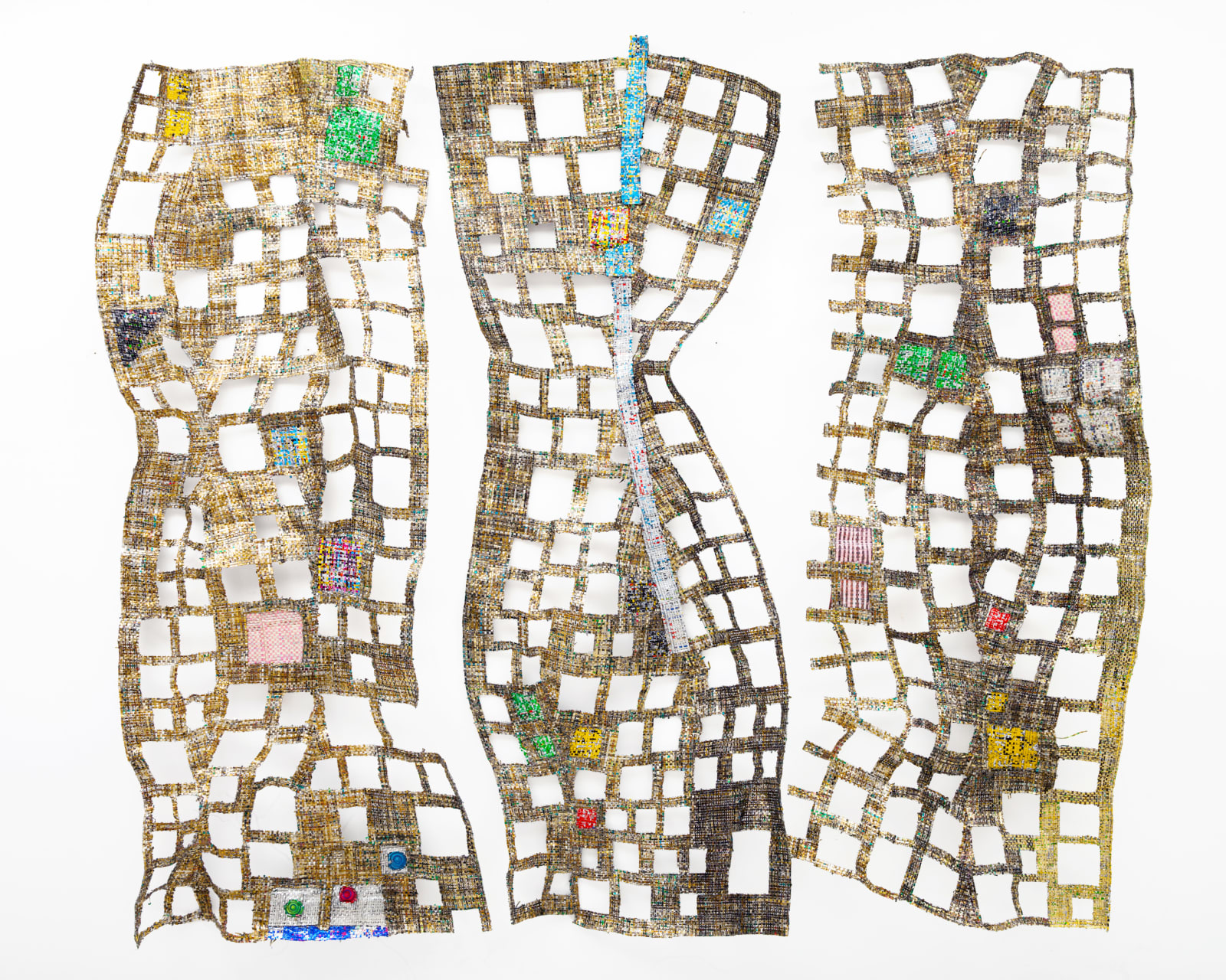 Dickens Otieno, Skyscrapers (triptych), 2020