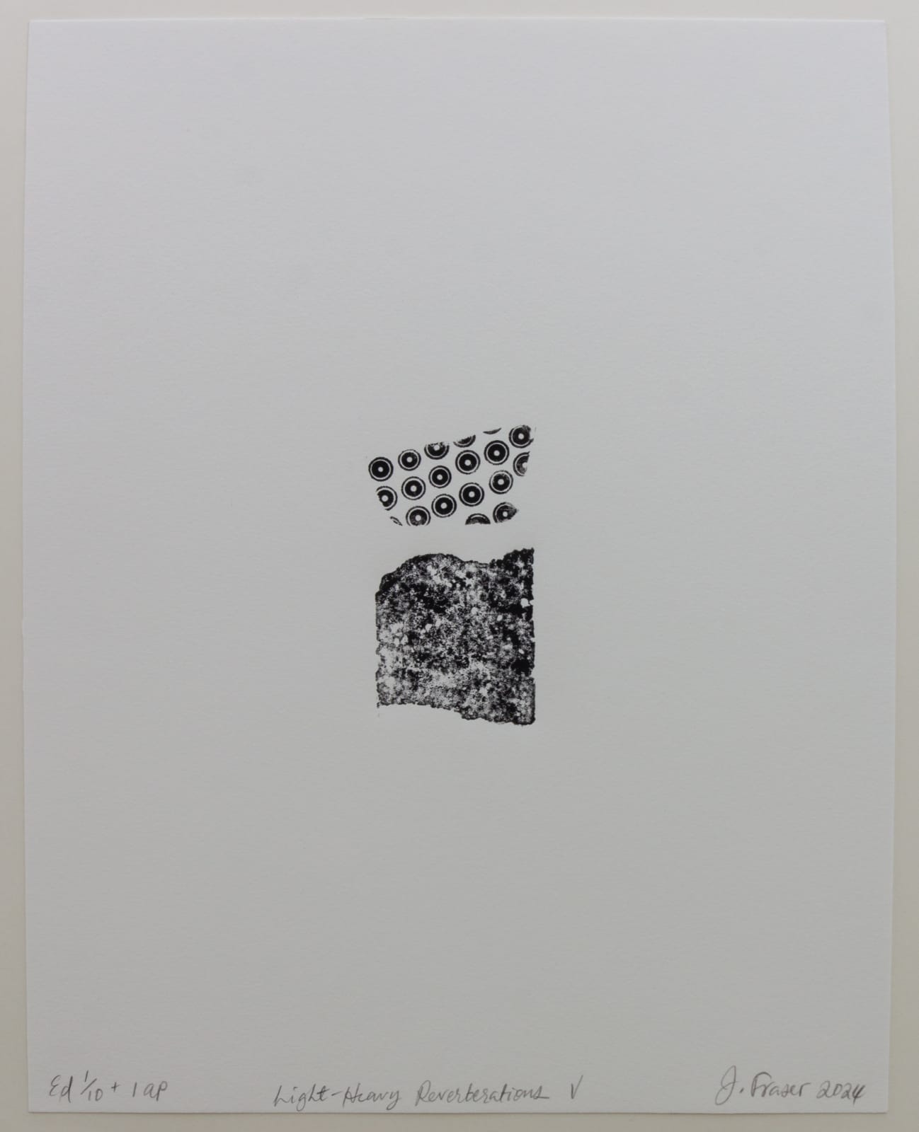 Jonathan Sölanke Gathaara Fraser, Light - Heavy Reverberations (V), 2024