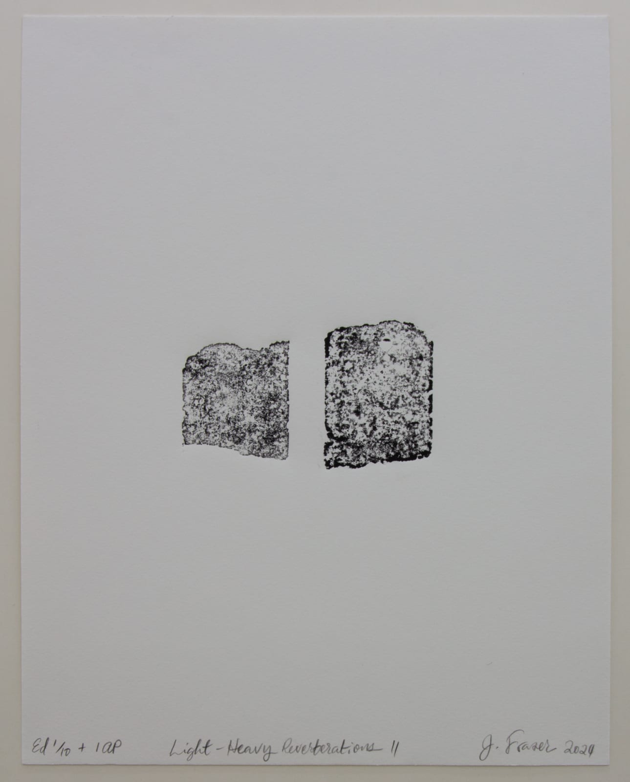 Jonathan Sölanke Gathaara Fraser, Light - Heavy Reverberations (II), 2024