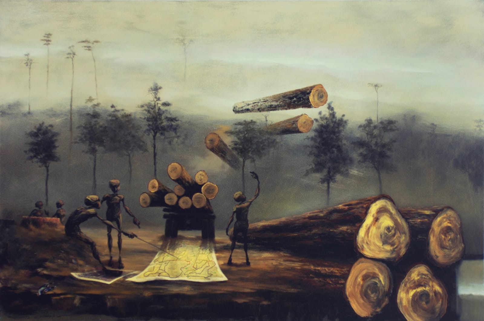 Boniface Maina, Mapping An Alternative Route, 2021 Circle Art Gallery