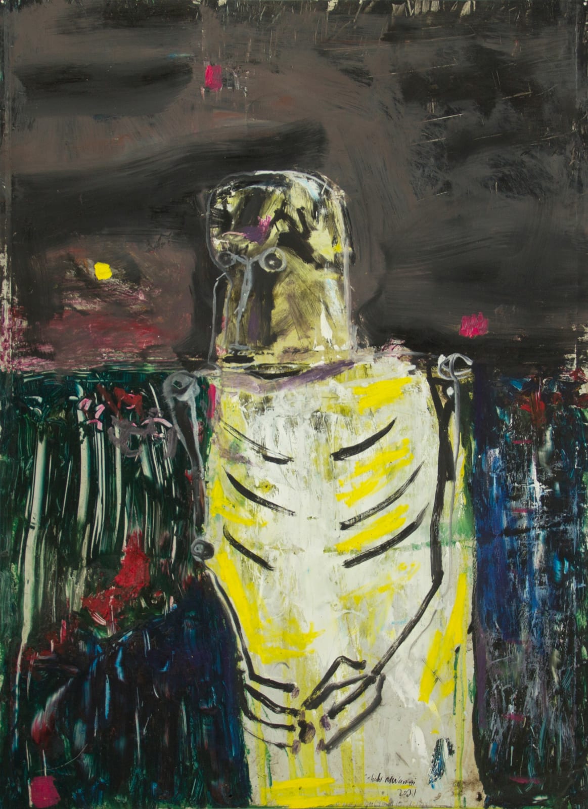 Shabu Mwangi, Flower Picker I, 2021