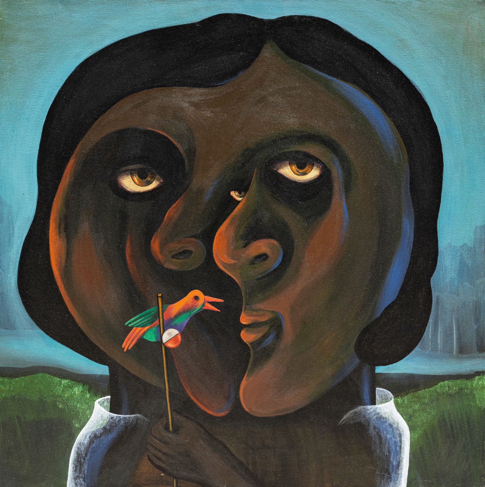 Souad Abdelrassoul, My Face and My Direction, 2024