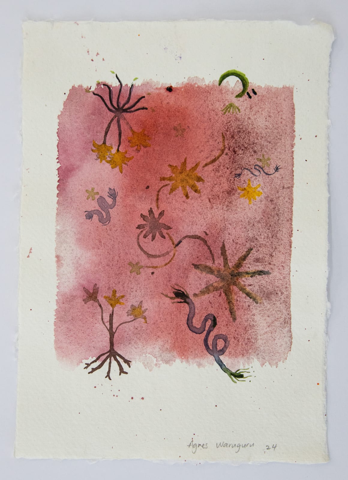 Agnes Waruguru, Seed Pods Travellers IV, 2024